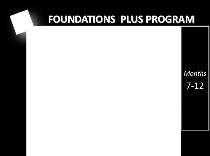 Foundations Plus consists of 8 courses and is structured to maximise flexibility, increase practice depth and breadth and to meet supervisor-practitioner agreed priorities and interests.