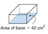 Name: Writing Reasoning Activities - Gr 5 Lesson 10-3 5. The rectangular prism below has a volume of (unit) 5. Explain how you found the volume for Problem 5. 3cm Write a number model for the formula.