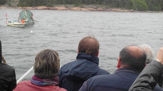After the seminar, many participants took part in a boat trip organised by the ESKO FLAG, where it presented its