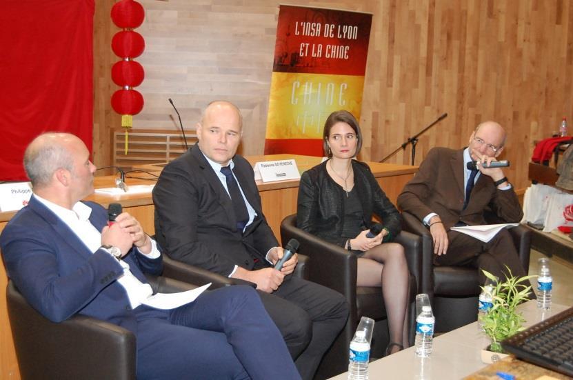 V/ FRANCE-CHINA 50 TH ANNIVERSARY CELEBRATED ON INSA LYON CAMPUS In October 2014, INSA Lyon decided to celebrate the relations between France and China through a special event designed for
