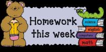 Please return all completed homework to school on Wednesday, in your child s homework folder.
