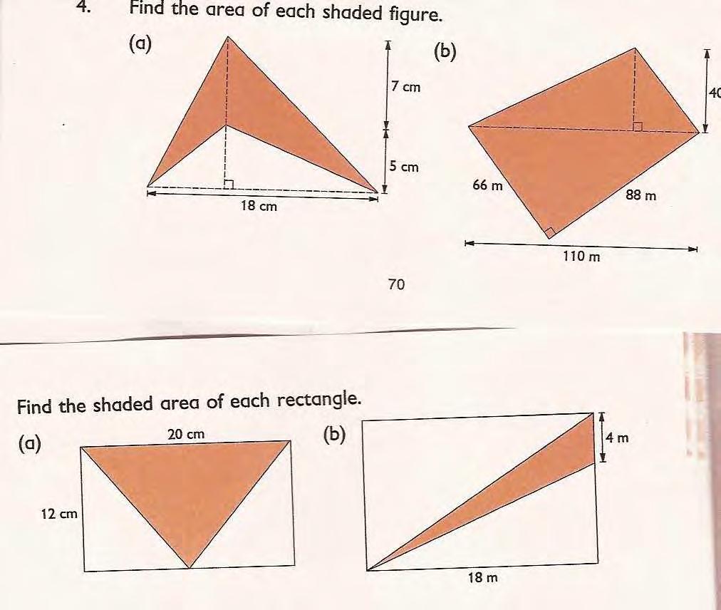 Now consider a different set of problems: Both sets of problems are from 6 th grade books.