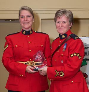 The following awards were presented: Officer of the Year Corporal Angela Hawryluk, Nova Scotia RCMP Cpl. Hawryluk has been a member of the RCMP since 1992.