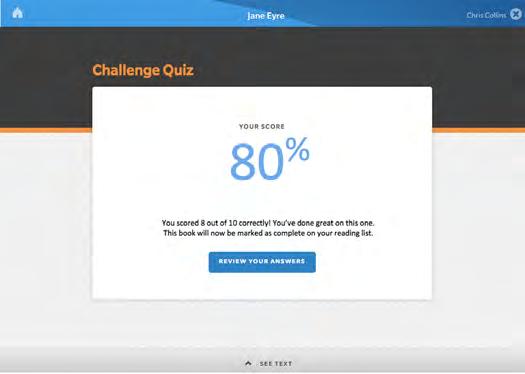 Students may move back and forth between questions in the quiz by clicking Next or Back after they have answered the first question or by clicking the question number in the tabs at the top of the