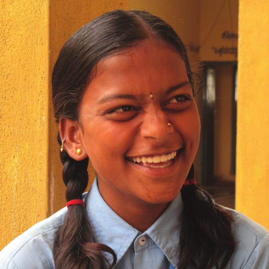 Ashwii Shreeshaila Kolkar is a class VIII studet at the Govermet High School i Kolhar village, Bijapur district. She lives at the govermet hostel i Kolhar.