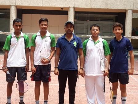 BADMINTON COMPETITION - SENIOR BOYS (XI TO XII) Dated: th July, 0 One team from each house participated in the competition. TAGORE HOUSE won the Competition and PATEL HOUSE was the Runner up.