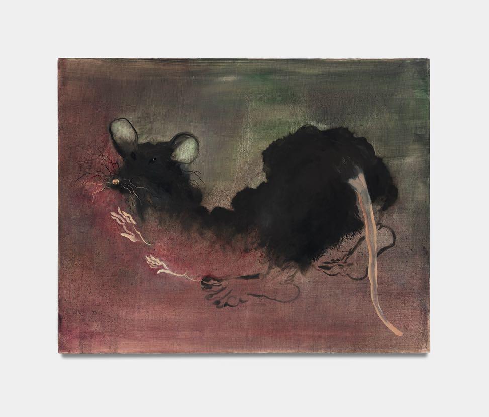 Christmas Rat, 2013 Oil on canvas
