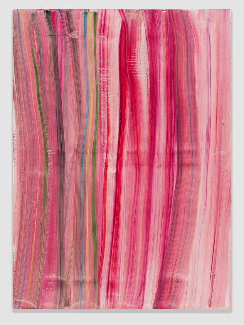 Pink Stripes, 2012 Oil on canvas