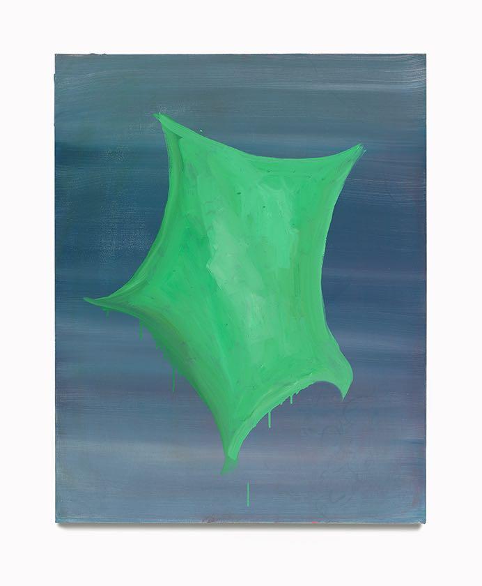 Green Shape, 2013 Oil on canvas