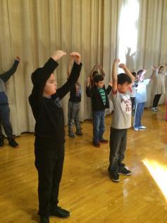 The fourth graders are excited to be part of The Nutcracker Project.