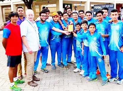With temperatures in the high 20 s and high levels of adrenaline, DPS STS School cricket team clenched to victory while securing the rank of Champions after beating the AISD Team.