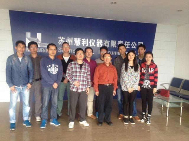 3. Communication with Enterprise On May 10th,we organized our memberships to visit the Suzhou Huili Instrument LLC.