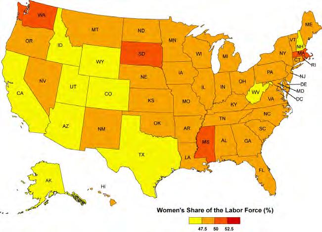 Best States for Women Americans are being increasingly codified, not only by culture and attitudes, political parties, and favored candidates, but also by human capital levels, technological