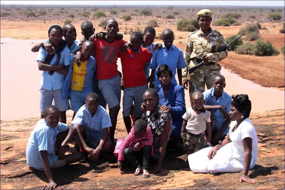DGS students visited Tsavo East National Park.