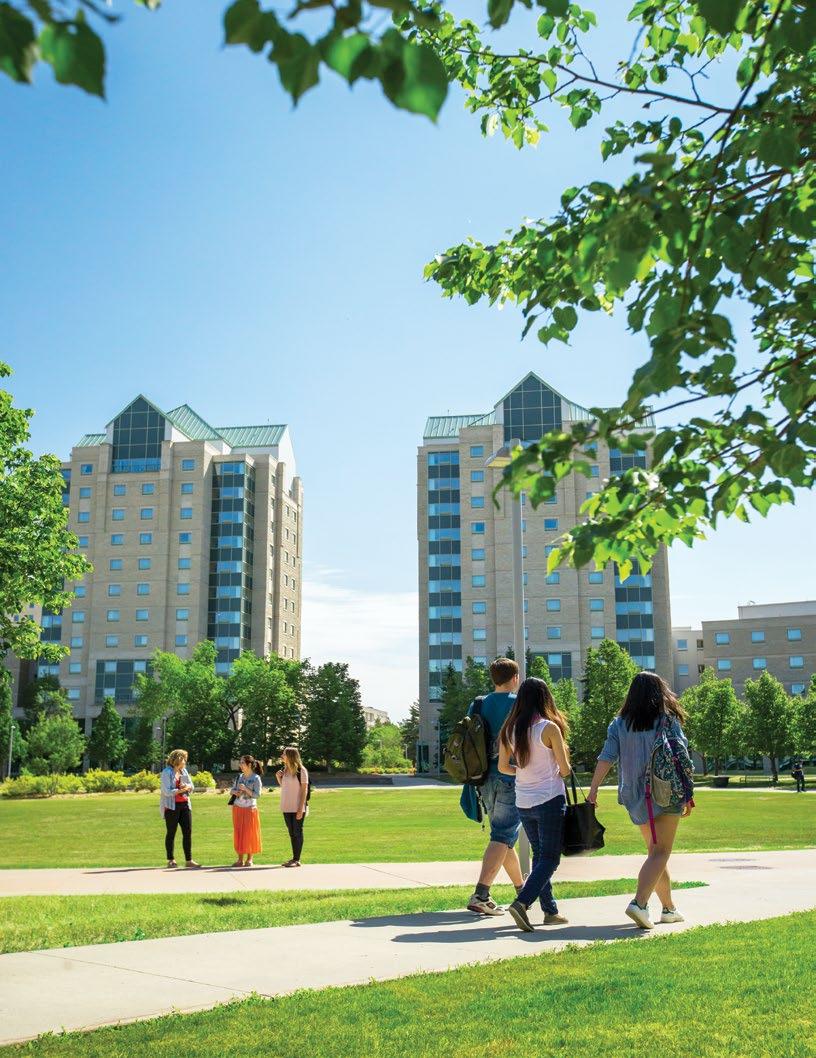 University of Regina At-A-Glance The University of Regina is a dynamic and growing campus that seeks to support its students in the spirit of its motto, As One who Serves.