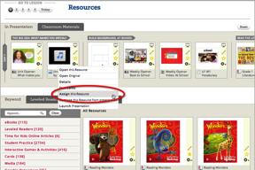 Locate an icon of a resource (practice,