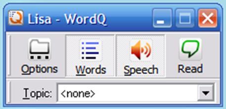 Word Prediction WordQ is a software package designed primarily for word prediction.