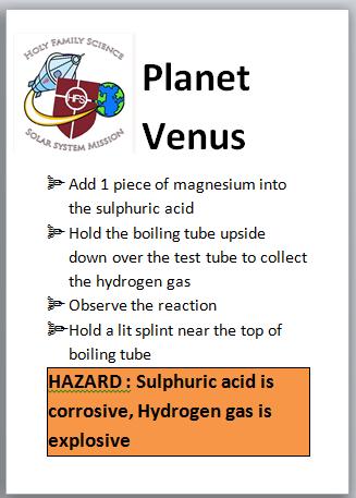 know how to burn the methane of Neptune All activities have been risk assessed and represent typical