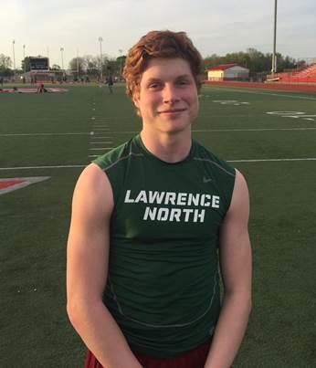 Lawrence North Student-Athletes of the Week Nathan Stone, Track & Field Carolyn Bakx, Track & Field This week we have two super sophomore pole vaulters for our LN