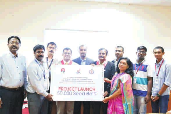 V.Rajeev YMC Padappai 50,000 Seed Balls Project PRESIDENT : Ysm