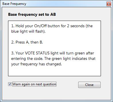 i>clicker v6.1 User Guide 14 TIP: Many teachers use the blue standard i>clicker remote as their instructor's remote.