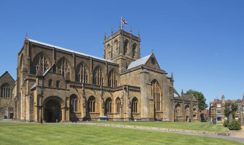 With its abundance of medieval buildings, superb Abbey, world famous schools, picturesque Almshouse and two