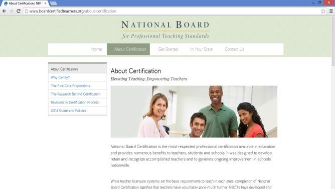 Is National Board Certification for You? Visit accomplishedteacher.