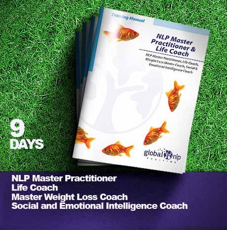 NLP Master Practitioner & Life Coach The course includes: 9 day live training (1 day off) Licensing with the Society of NLP as NLP Master Practitioner Life Coach Certification Weight Loss Master