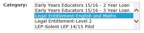Legal entitlement qualifications Qualifications part of English and maths entitlements offer can be found: - on