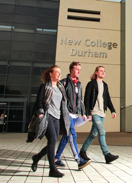 College life Coming to New College Durham will allow your child to experience an exciting new environment and a wealth of opportunities!