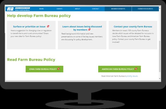 Select Policy Development & Issue Surfacing. You must login as member to access policy information. See page 3. 4.
