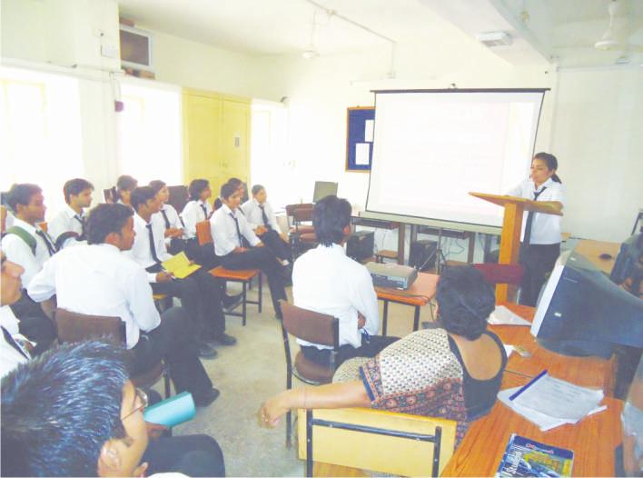 Classroom inputs incorporate diverse Teaching techniques such as active discussions, role-plays, Speeches, ad-lib presentations by overhead projectors & L.C.D. etc.