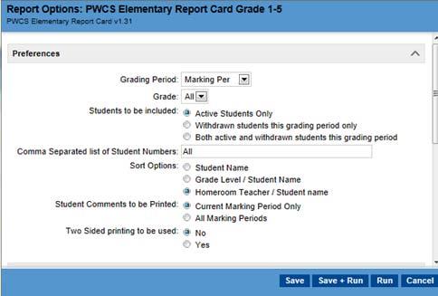 To Identify Missing Grades or Print the Elementary Report Card PowerTeacher Grading Directions The most accurate way for a teacher to identify students with missing or incorrect grades is to run a