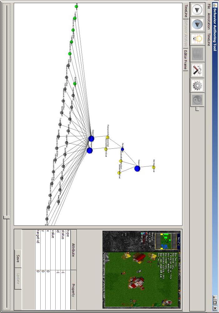 Case-Based Reasoning and User-Generated AI for Real-Time Strategy Games 19 Fig. 8 A screenshot of the iide, showing the behavior execution visualization interface.