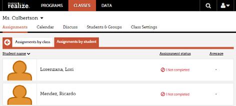 Click on the Classes tab at the top of your screen. 5.