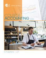 4 Textbook and Course Materials Textbook College Accounting, 22 nd Edition, by James A. Heintz and Robert W. Parry with Access Code to CengageNow. Digital (e-text) versions of the textbook are fine.