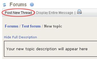 To access forums, click on the Forums link in the menu on the left-hand side of the screen.