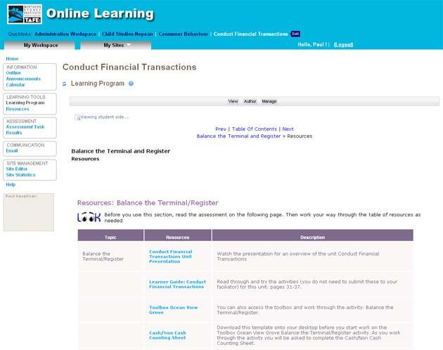 About the Learning Program The Learning Program section of your course will display all the course content so