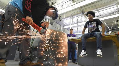HVAC program at Dulaney High introduces students to a thriving trade Training in the trades is growing nationwide as schools add programs to meet the need for skilled workers.