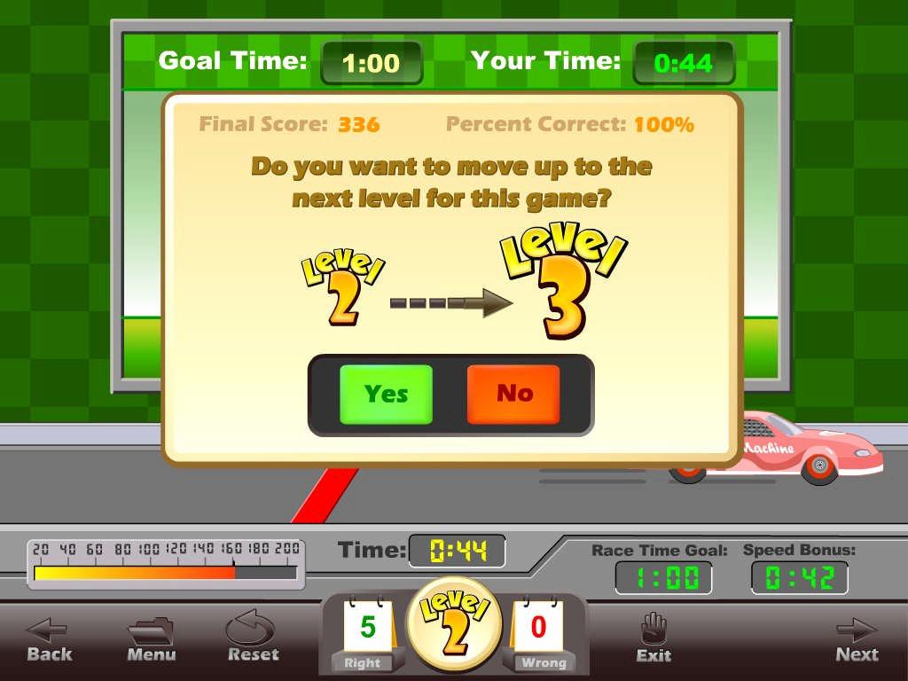 Lesson 4 Figure 5 Once the player achieves the required number of points the player will see the next level screen (Figure 5).