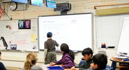 Elementary Classroom Improvements Interactive Whiteboards and Sound Assist System Installation Installation of SmartBoards and Lightspeed sound assist systems were completed for all elementary school