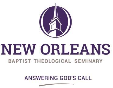 Educational Research and Statistics CEST 6300 ~ On-line Course New Orleans Baptist Theological Seminary Christian Education Di