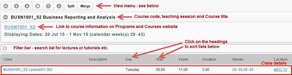 1. How do I access the class timetable? Go to http://timetable.anu.edu.au/class/ Note: There may be more than one timetable available, please check that you are selecting the correct year and session.