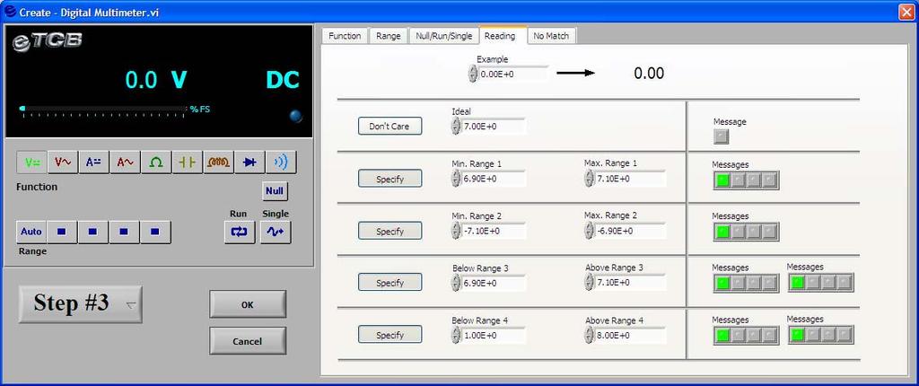 Please measure the DC voltage with the DC function. DC function selected: -- Please try again.