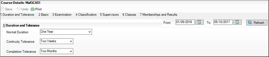 2. Use the route Tools Academic Management Course Manager Maintain Course. 3. Change the View Memberships filter to Previous Academic Year. 4. Click Search.