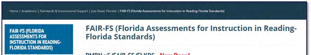 ABOUT THE SYSTEM Resources This page re directs you to the Just Read, Florida!