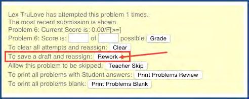 Clear student work (answers) and attempts and reassign problems 2. If you have more than one student, select the name, and then click the expand tool next to a subject name.