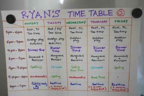TOP TIPS: Plan time in