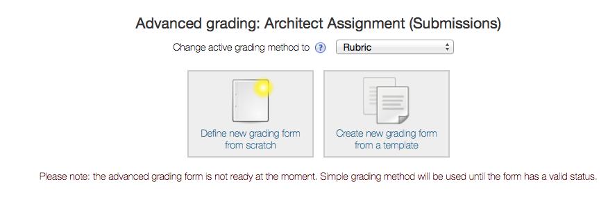 From the Add Resources drop down menu at the top of the course, select Assignment to create a new assignment. 3.1.1 2.