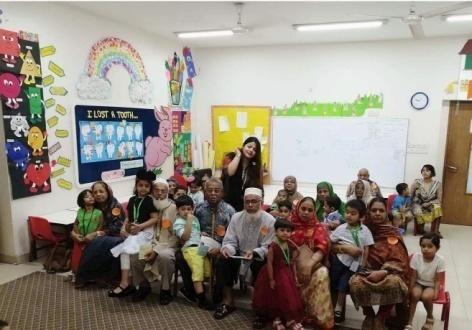 the grandparents were offered refreshments and were thanked for taking the time to attend the programme.